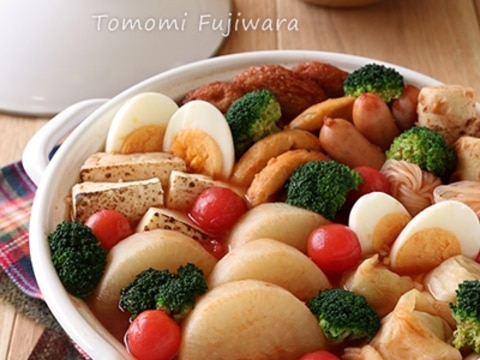 【冷凍大根で時短!】洋風トマトおでん